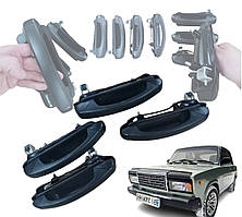 Ручки дверей зовнішні ВАЗ 2105-2107 4 шт Тюнінг Чорні