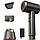 Фен акумуляторний з зарядною підставкою Huan Dou Whireless Hair Dryer Grey (LY-A2000), фото 3