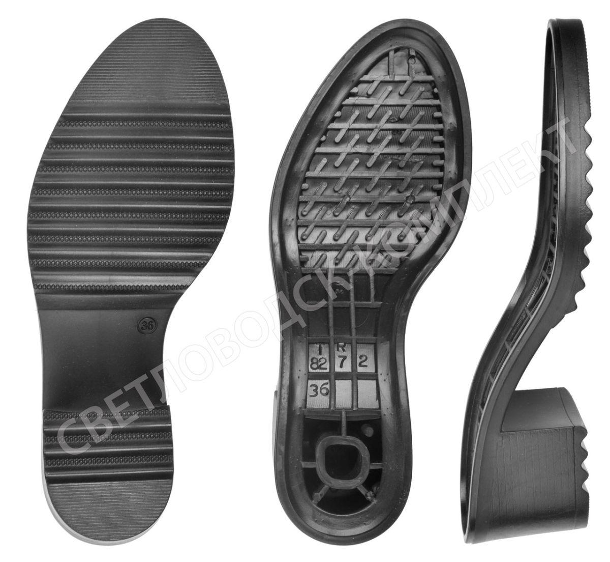 Підошва для взуття TR-8272, кол. чорний, фото 1