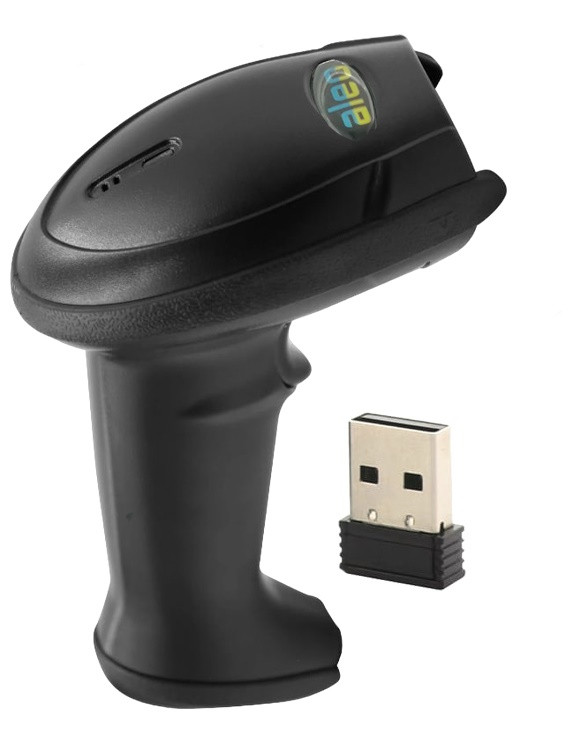 Сканер бездротовий Asianwell 9108RB ( MC-200WGB ) receiver 2,4G; image CCD 1D, чорний