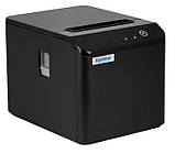Чековий принтер Xprinter T80Q Ethernet+USB 80мм, обріз, чорний, фото 5