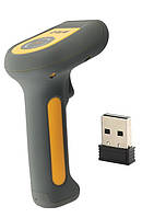 Сканер бездротовий ALEO AL-EX5R receiver 2,4G + BT, image CCD 1D, помаранч.