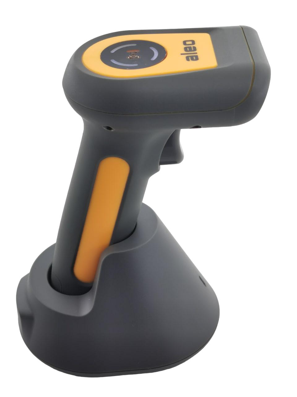 Сканер бездротовий ALEO AL-EX5RT + підставка receiver 2,4G + BT, image CCD 1D, помаранч.