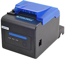 Принтер чеків Xprinter КУХОННИЙ XP-C300H з дзвінком та світло індикацією Ethernet+USB+rs232 80мм, обріз, чорний