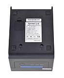Принтер чеків Xprinter КУХОННИЙ XP-C300H з дзвінком та світло індикацією Ethernet+USB+rs232 80мм, обріз, чорний, фото 7