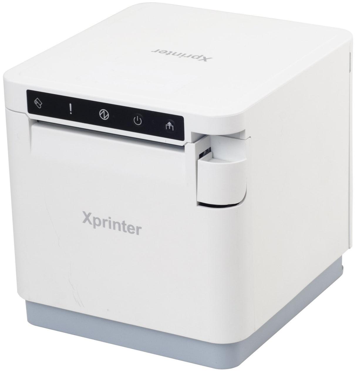 Принтер чеків Xprinter XP-T890H LAN Wifi Ethernet+USB+rs232+Wi-Fi білий