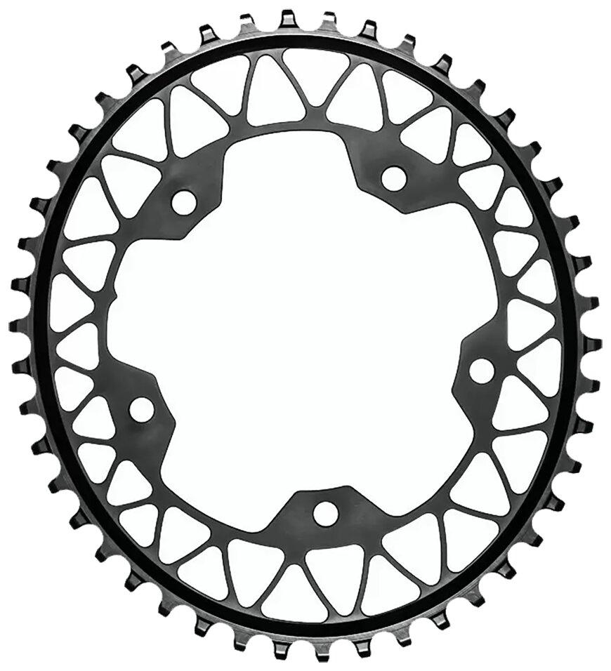 Зірка шатунів Gravel 1X Oval 48T 110/5 з болтами чорний