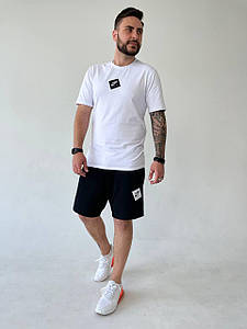 Чоловічий спортивний костюм літній футболка шорти Nike молодіжний стильний костюм на підлітка хлопця