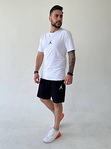 Чоловічий спортивний костюм літній комплект футболки-шорти молодіжний стильний модний повсякденний костюм Jordan