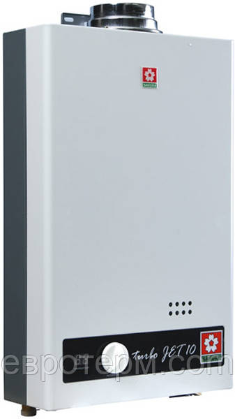 Газова колонка Sakura Turbo jet 10 20 квт 10 л/хв.