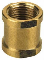 Муфта латунь 3/8"