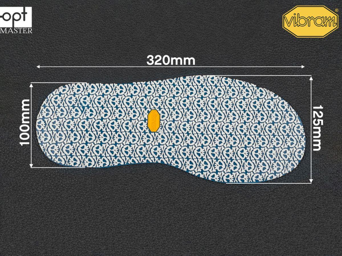 SKULL (669K), кол.синій (CJ) слід підошви Vibram 090, фото 1