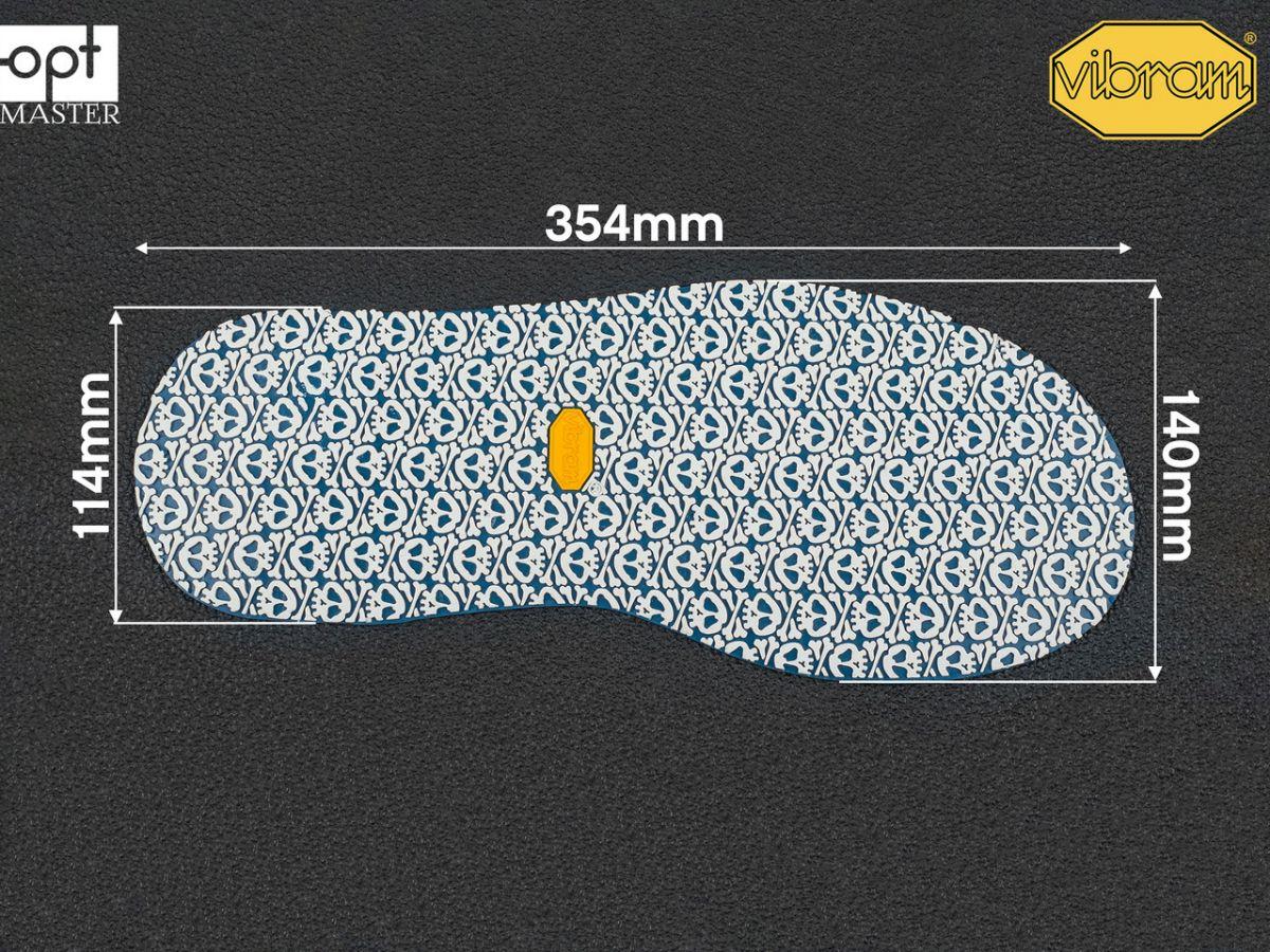 SKULL (669K), кол.синій (CJ) слід підошви Vibram 130, фото 1