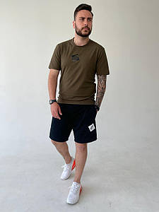 Літній спортивний костюм чоловічий футболка шорти Nike молодіжний стильний повсякденний комплект для підлітків