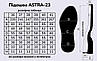 Підошва для взуття Астра-23 ЕВА (ASTRA-23 EVA), кол. чорний, фото 3