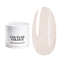 Гель однофазний Couture Colour 1-phase Builder Gel 08 Shimmer Nude нюдовий з шимерами, 15 мл