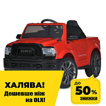 Електромобіль джип дитячий Dodge RAM Bambi (2 мотори 35W, 1 акумулятор 12V10AH, MP3) M 5766EBLR-3 Червоний