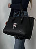 Жіноча сумка Karl Lagerfeld Gorgeous Shopper (Чорна) сумка Шоппер екошкіра на 1 відділення логотип KARL, фото 4