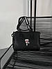 Жіноча сумка Karl Lagerfeld Gorgeous Shopper (Чорна) сумка Шоппер екошкіра на 1 відділення логотип KARL, фото 7
