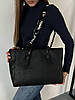 Жіноча сумка Karl Lagerfeld Gorgeous Shopper (Чорна) сумка Шоппер екошкіра на 1 відділення логотип KARL, фото 8