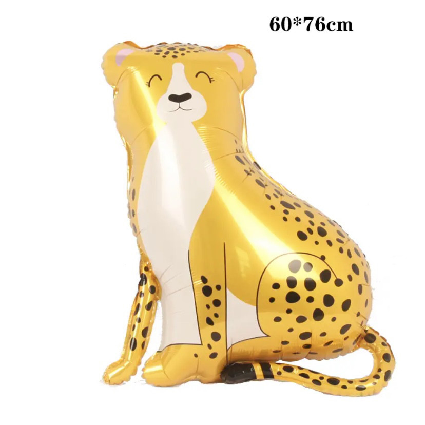 Фольгована кулька фігура Леопард 60х76 см, фото 1
