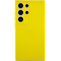 Чохол Silicone Cover Lakshmi Full Camera (A) для Samsung Galaxy S24 Ultra Жовтий / Flash