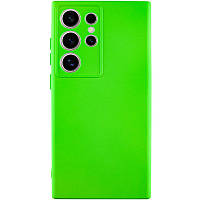 Чохол Silicone Cover Lakshmi Full Camera (A) для Samsung Galaxy S24 Ultra Салатовий / Neon Green