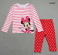 Пижама Minnie Mouse для девочки. 90, 120 см