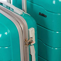 PODIUM Дорожня Валіза 2/1 ABS-пластик FASHION PP1-PLUS-1 dark-green, фото 3