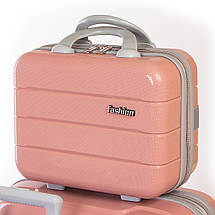 PODIUM Дорожня Валіза 2/1 ABS-пластик FASHION PP1-PLUS-1 rose-gold, фото 3