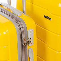 PODIUM Дорожня Валіза 2/1 ABS-пластик FASHION PP1-PLUS-1 yellow, фото 3