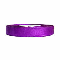 Атласная лента фиолетовая 1,2 см