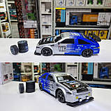 Машинка для дрифту на радіокеруванні Toyota Sprinter 4WD на радіокеруванні дрифт 28 см СВІТЛО ПАР, фото 9