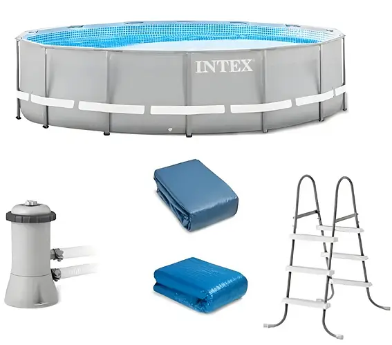 Каркасный большой бассейн Intex Детский бассейн для дома (Бассейны и ...