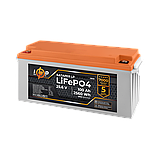 Акумулятор LP LiFePO4 25,6V - 100 Ah (2560Wh) (BMS 80A/40А) пластик для ДБЖ, фото 3