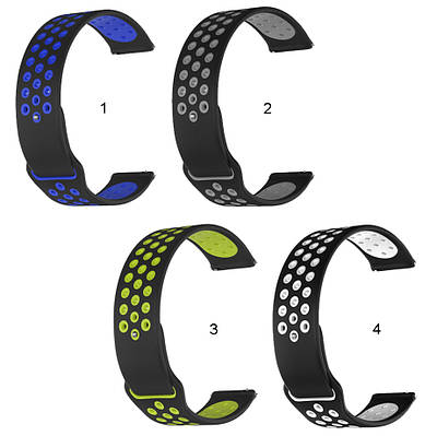 Перфорований ремінець 20 мм для смарт годинника