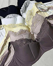 Бюстгальтер Orietta Avec 8873 у гладкій чашці G, колір Чорний