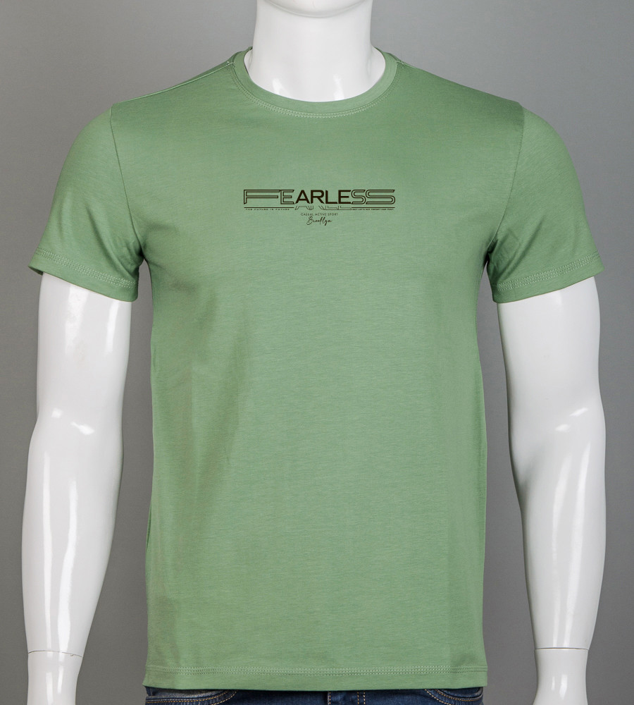 Футболка чоловіча Fearless 2416м (Уп.4шт M-XXL), Оливковий