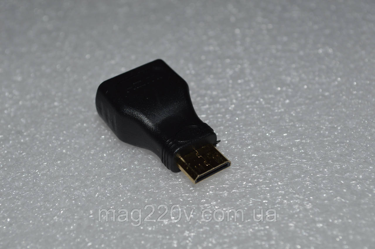 Переходник HDMI(A) - mini HDMI(C) - фото 1 - id-p29159308