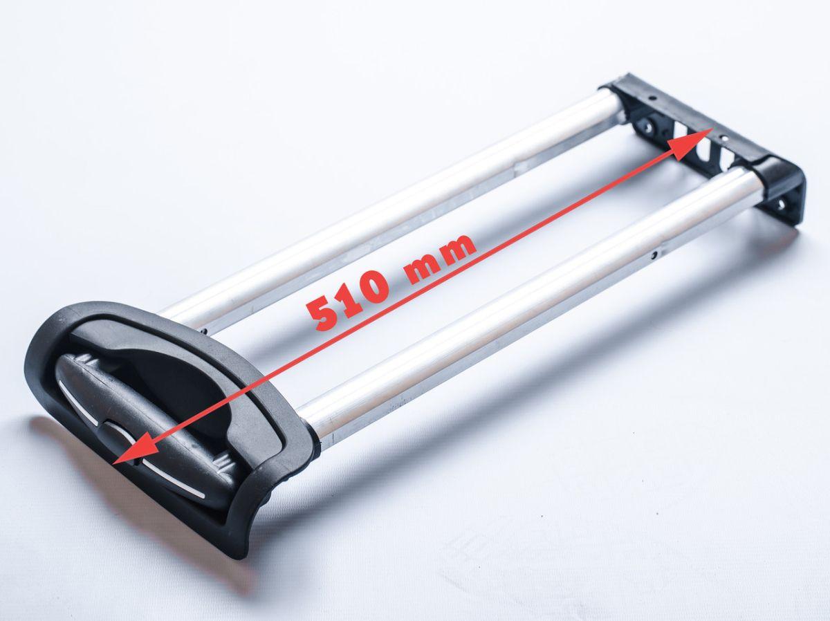 Висувна ручка для валізи з кнопкою на 3 положення ЧМВС-7002, фото 1