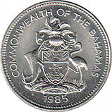 Багами ≥ Королева королеви королеви II 25 млн, 1974-1989 No1903, фото 3