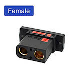 Надпотужний роз'єм QS8P-U штекер монтажний (мама) 8mm 180А max, фото 2