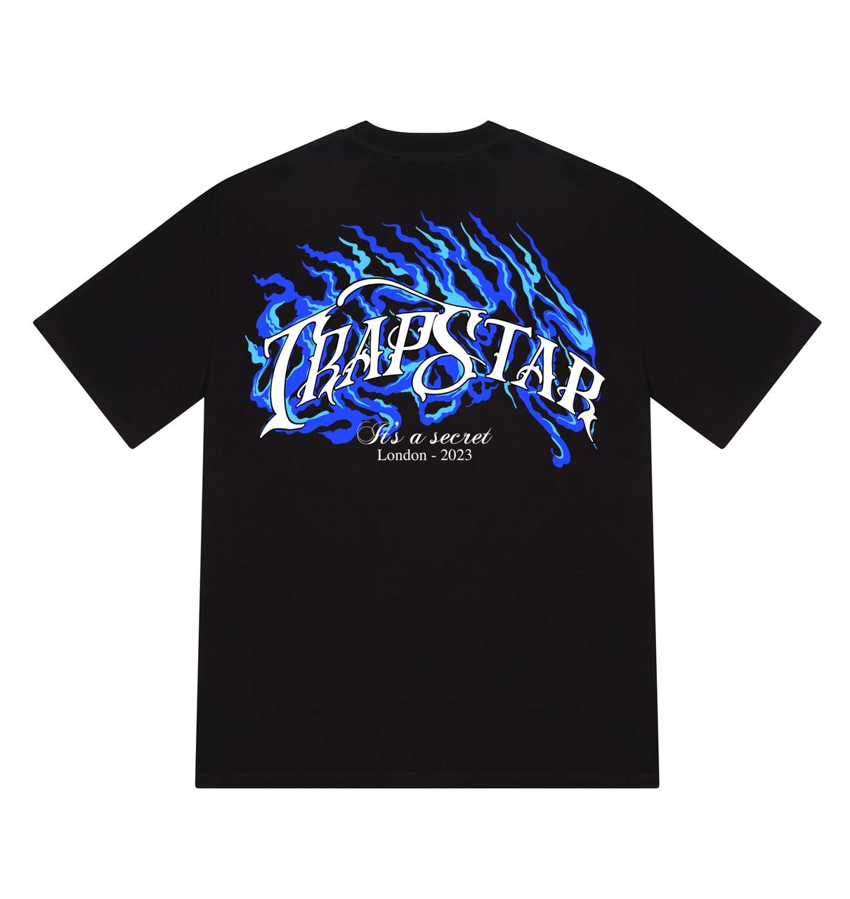 Футболка чорна LOYS Trapstar London Chrome Flame SS23 Tee – Black XS
