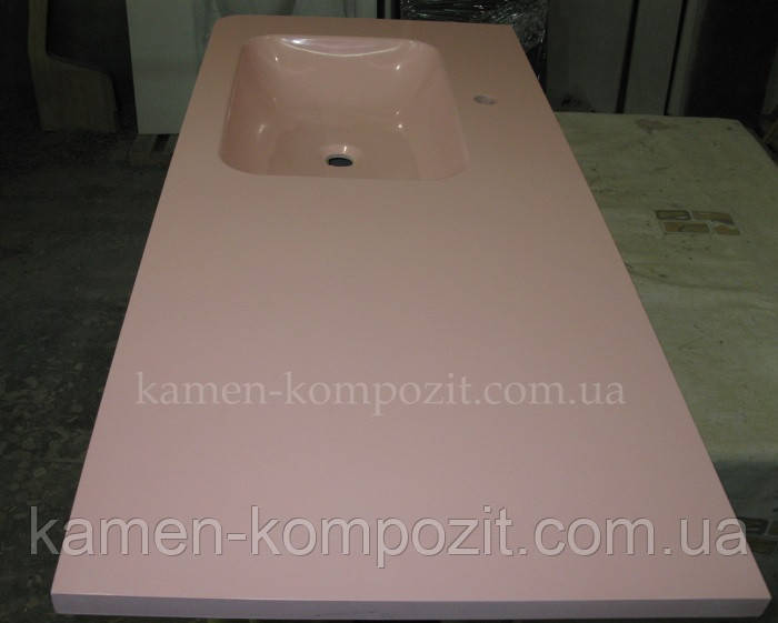 Умывальник "Розовый фламинго" из искусственного камня 92 - фото 3 - id-p414895915