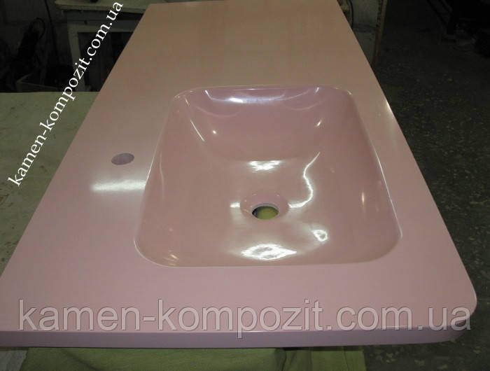 Умывальник "Розовый фламинго" из искусственного камня 92 - фото 5 - id-p414895915