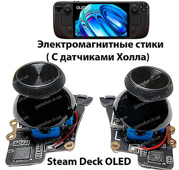 Електромагнітні стики джойстика 3D (З датчиками Холла) для Steam Deck OLED (Оригінал) (Gulikit) (1 комплект)
