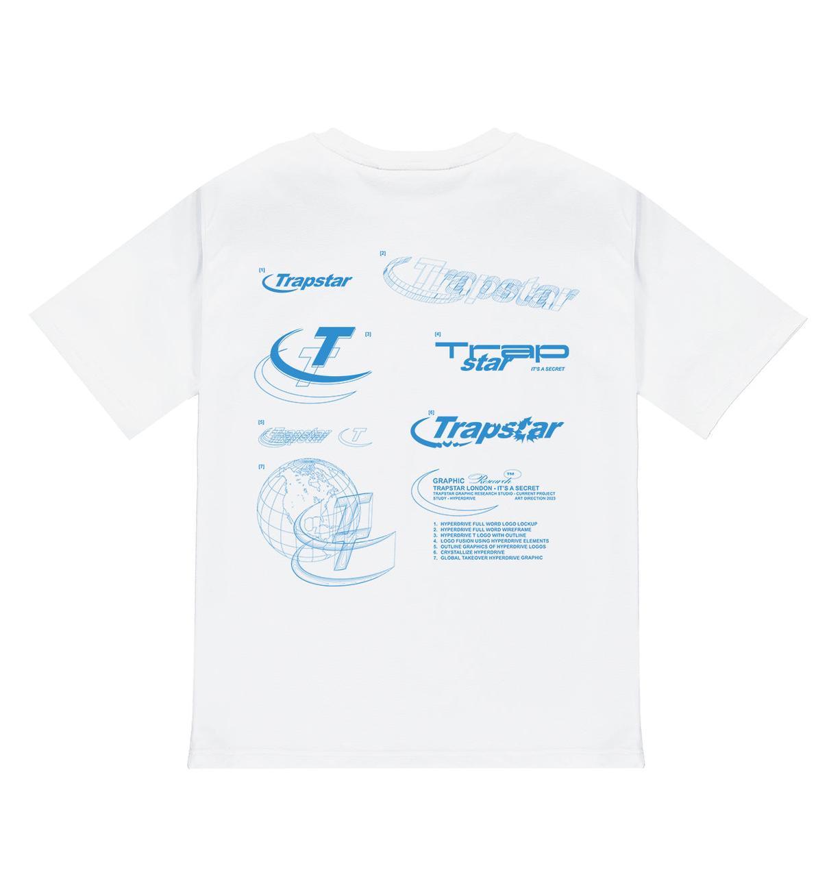 Футболка біла LOYS Trapstar London Trapstar Hyperdrive Odyssey Tee – White XS