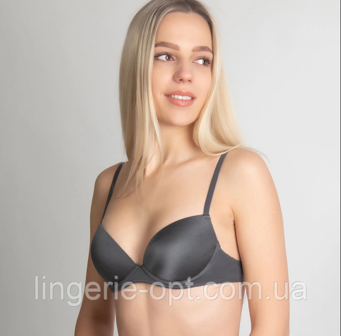 Гладкий бюстгальтер з формованою чашкою push-up модель Elita 1108, фото 1