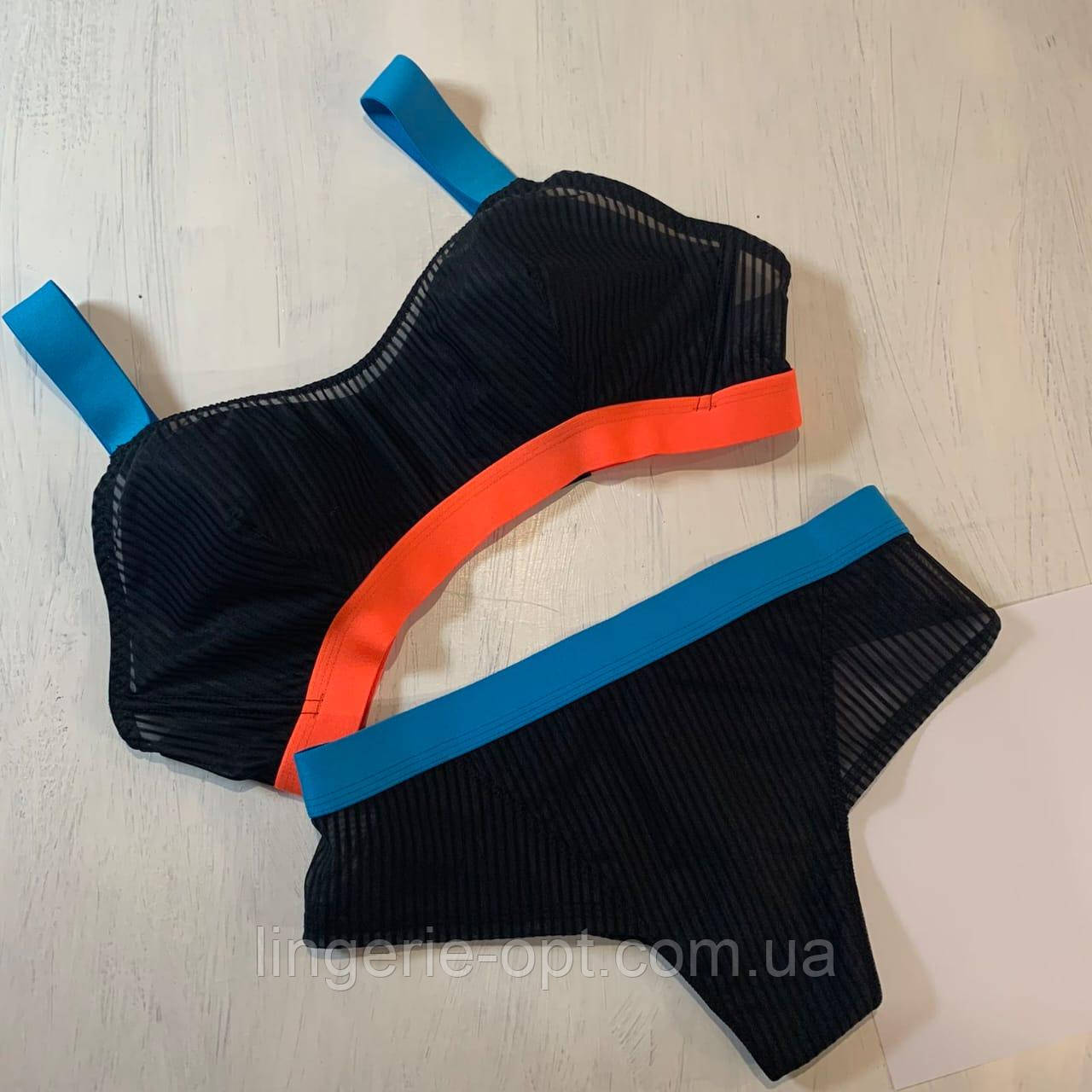 Комплект з тонким поролоном на широких бретелях RAINBOW Marta Lingerie 274, фото 1