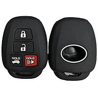 Силиконовый чехол для авто ключа Toyota Rav 4 Camry Corolla Tacoma Prius 4 кнопки защита для ключа